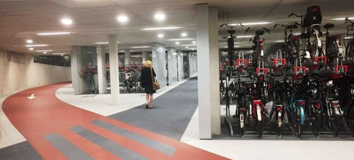 4 Sustainable Mobility - Utrecht underground bike parking by City of Utrecht