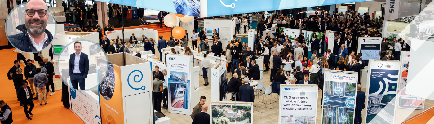 ITS stand Intertraffic Amsterdam 2024 - Marc Verhage and Max Sugarman