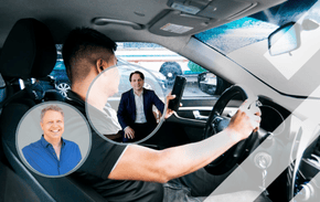 Driver distraction: a graduated intervention