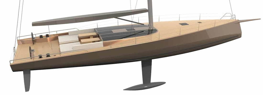 Illustration of a traditional wooden boat highlighting sustainable materials and eco-friendly boatbuilding concepts.