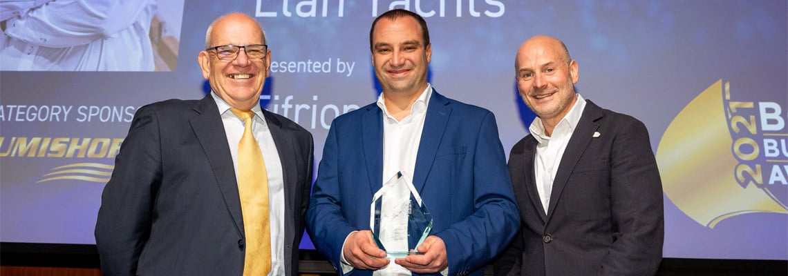 Boat Builder Award 2021 winner Marko Skrbin