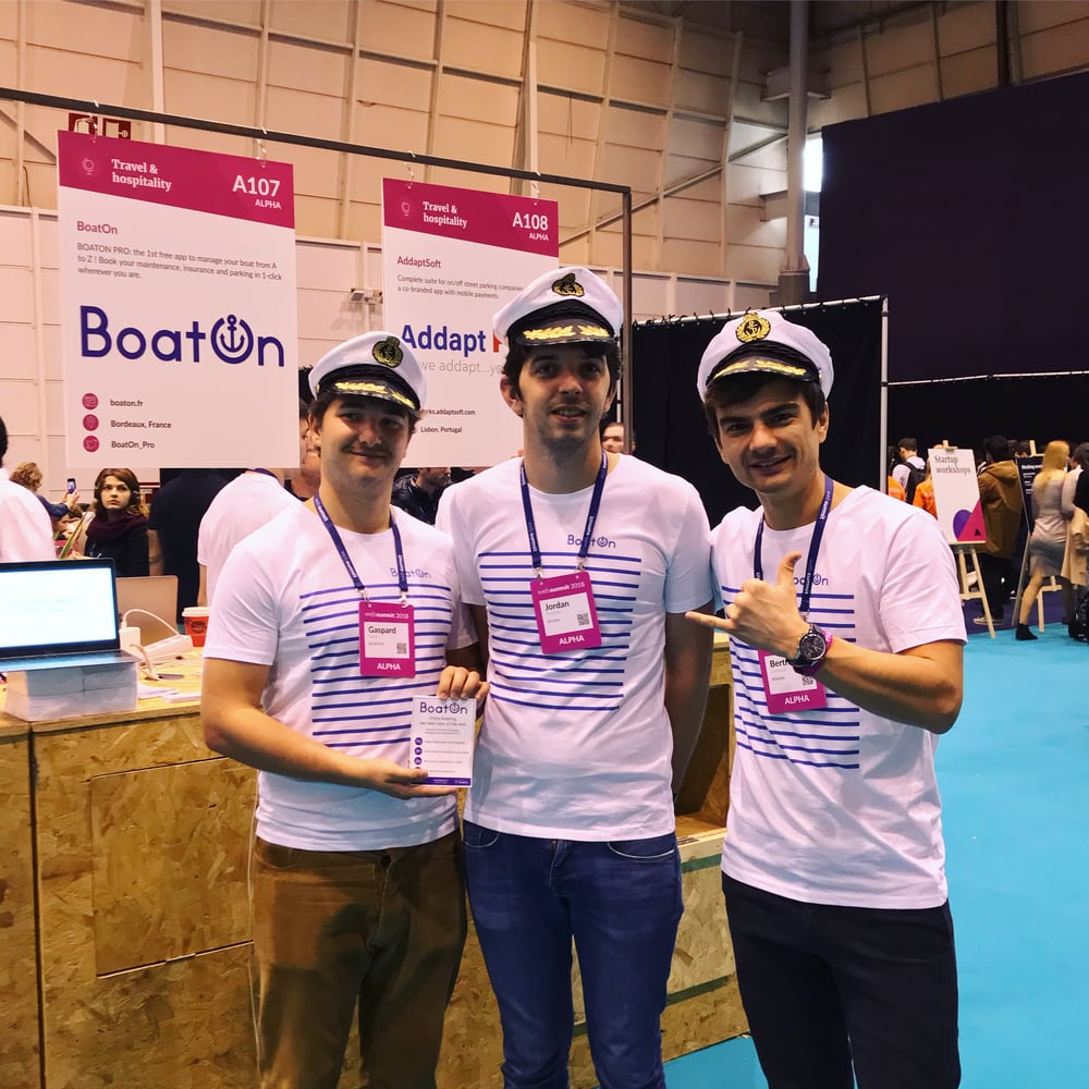 NB-07-article-The BoatOn team, on the left Bertrand Gerbaud