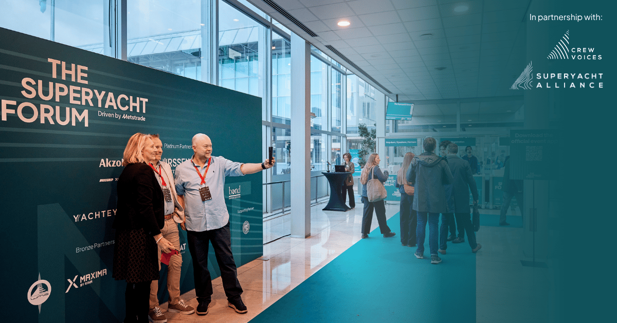 Crew Voices programme opens applications for Captains and Senior Crew at The Superyacht Forum and Metstrade