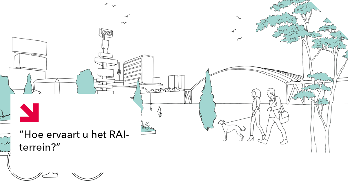 illustratie van het rai terrein