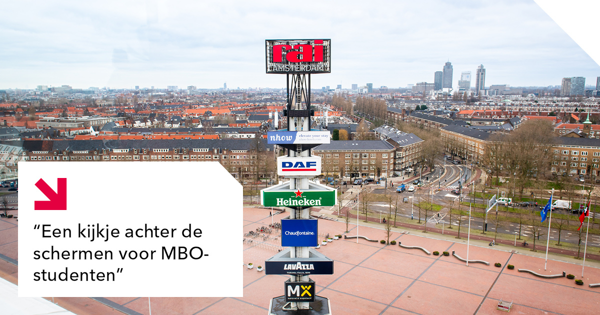 Zicht op het signaal van de RAI en de buurt