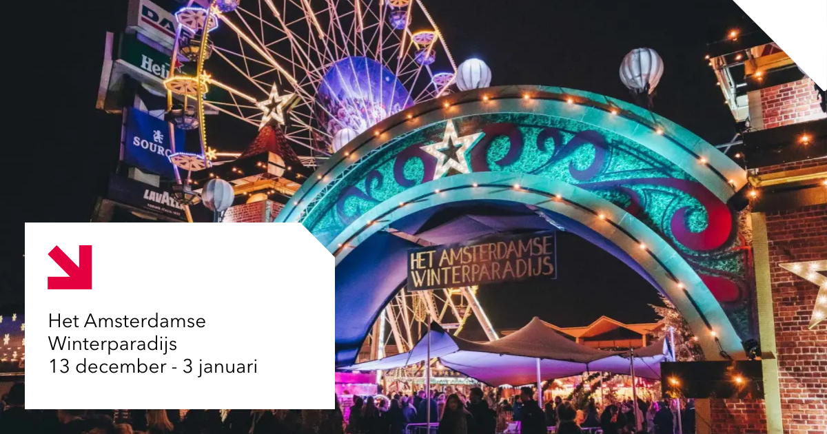 Foto van het podium van Het Amsterdamse Winterparadijs