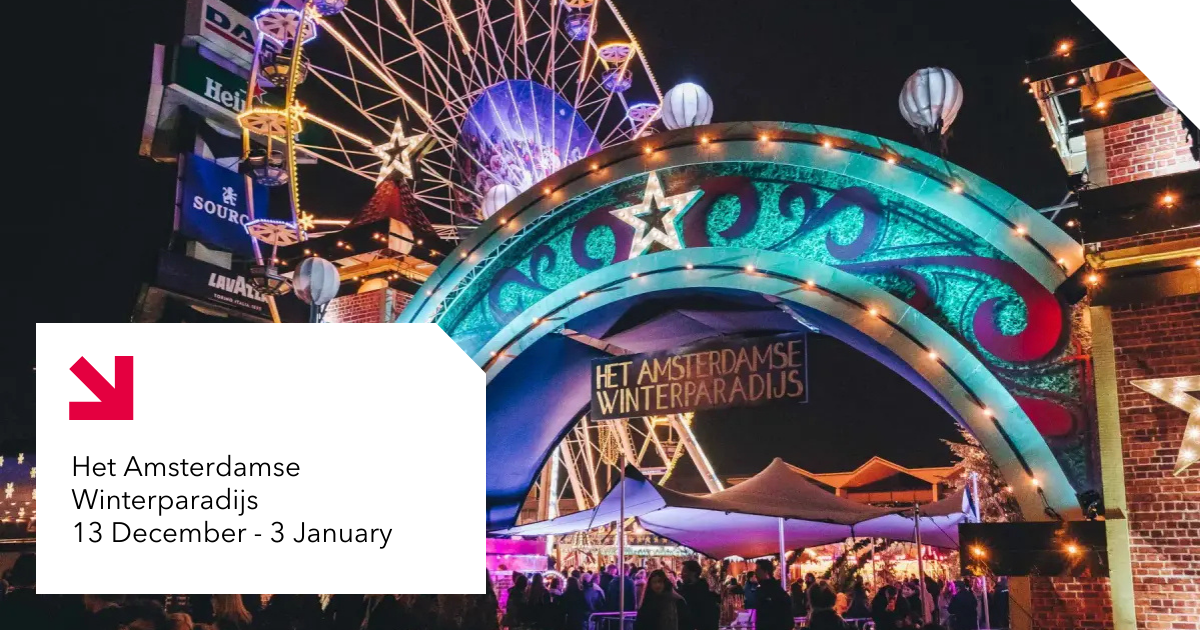 Photo of the stage of Het Amsterdamse Winterparadijs