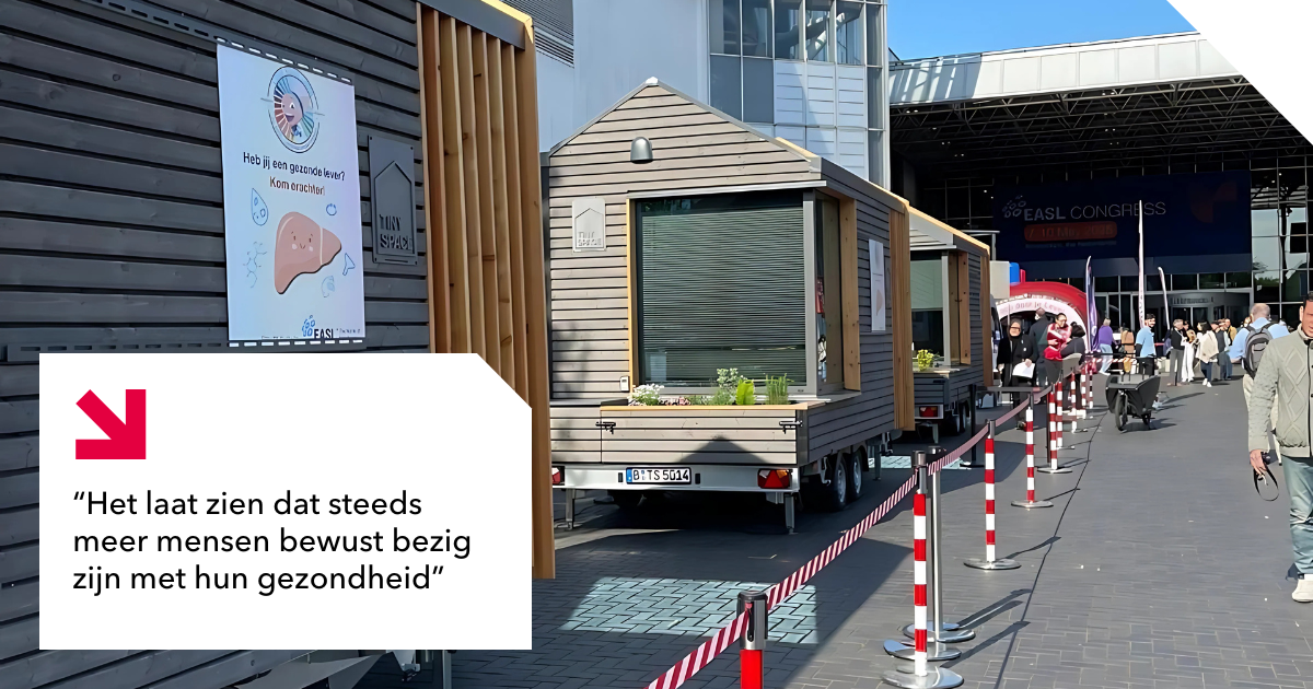 tiny houses voor de levertesten tijdens EASL