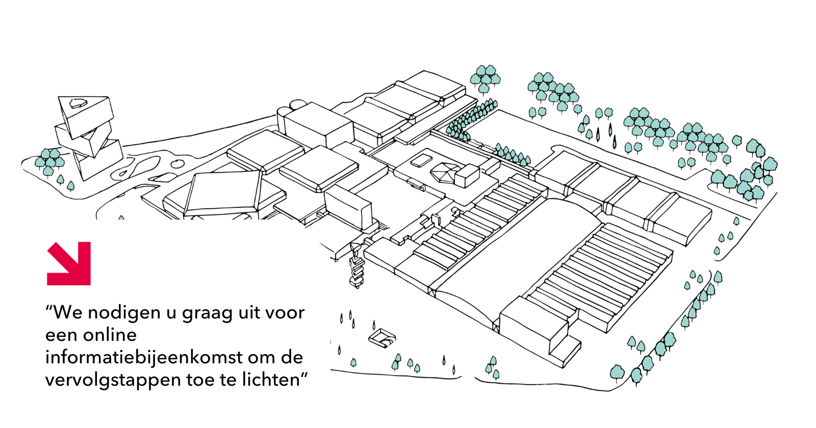 Luchttekening RAI terrein