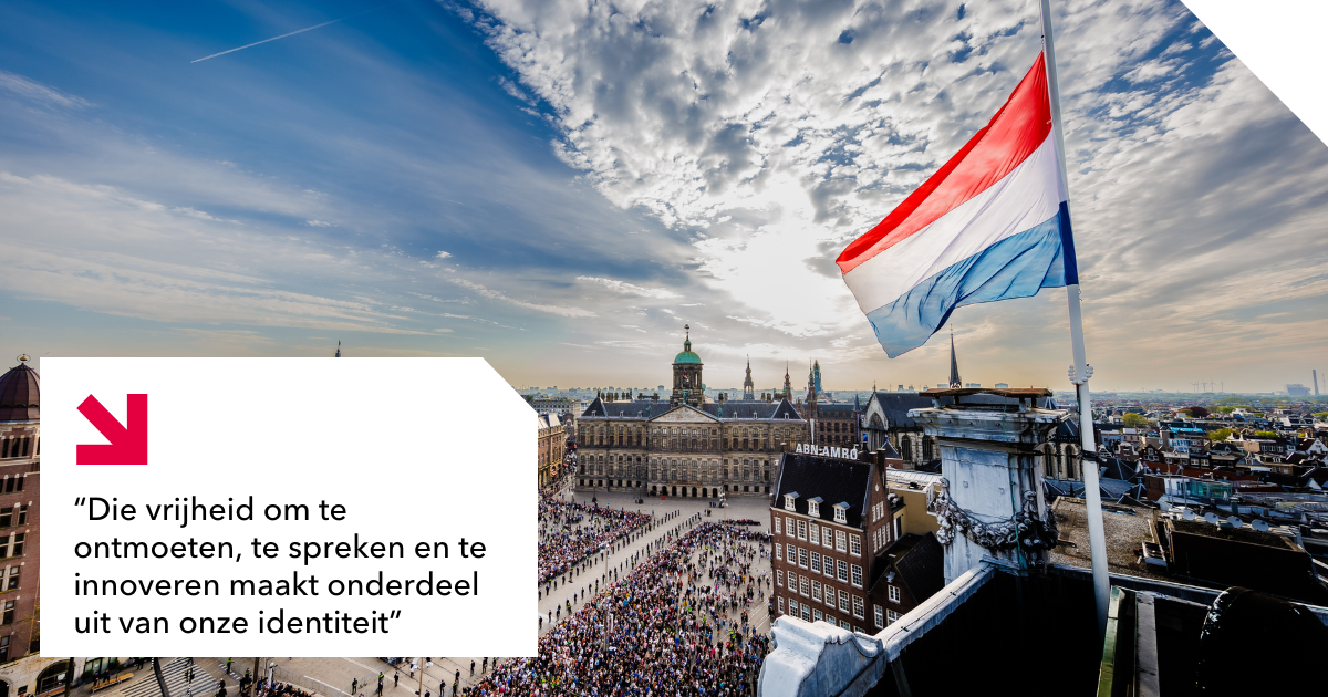 De Dam tijdens 4 mei 