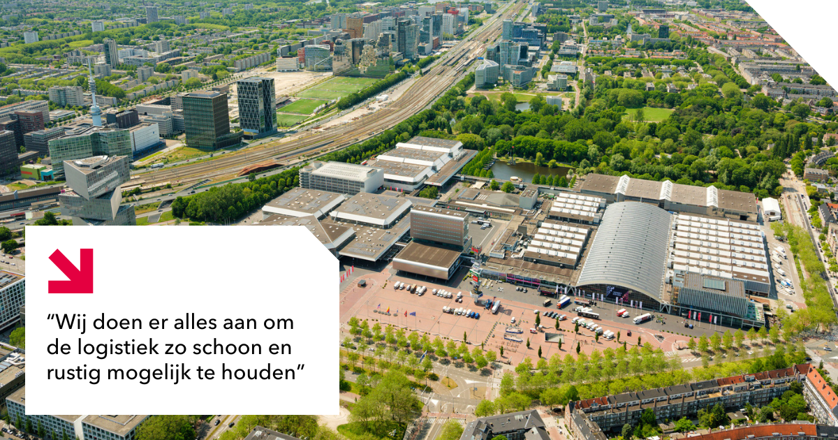 Logistieke plannen van RAI Amsterdam