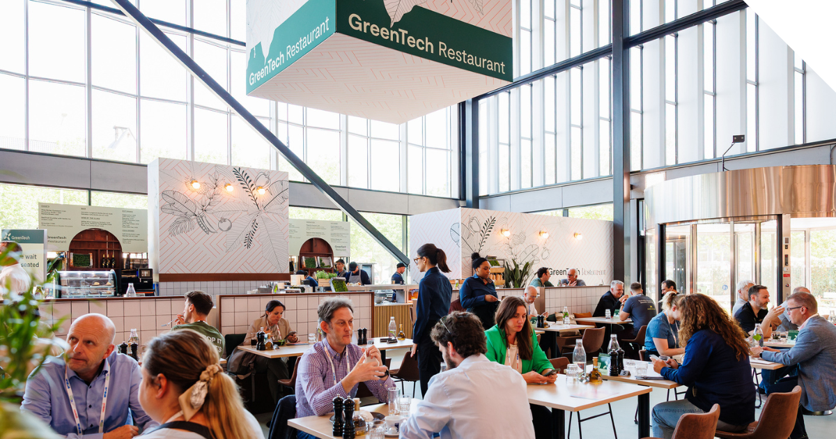 Pilot plantaardig restaurant tijdens GreenTech groot succes