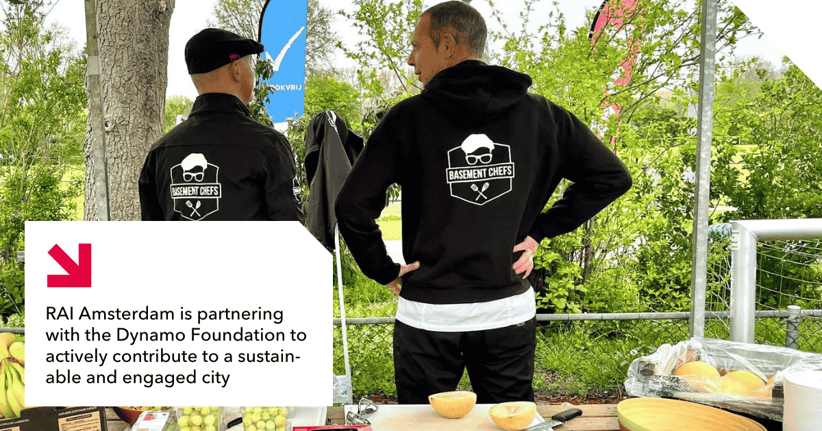 RAI Amsterdam and Dynamo Foundation: working together for the neighbourhood