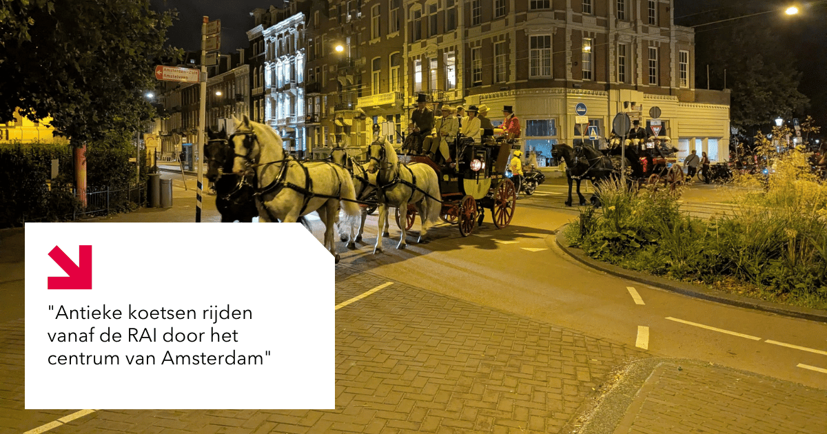 koetsenrit door amsterdam