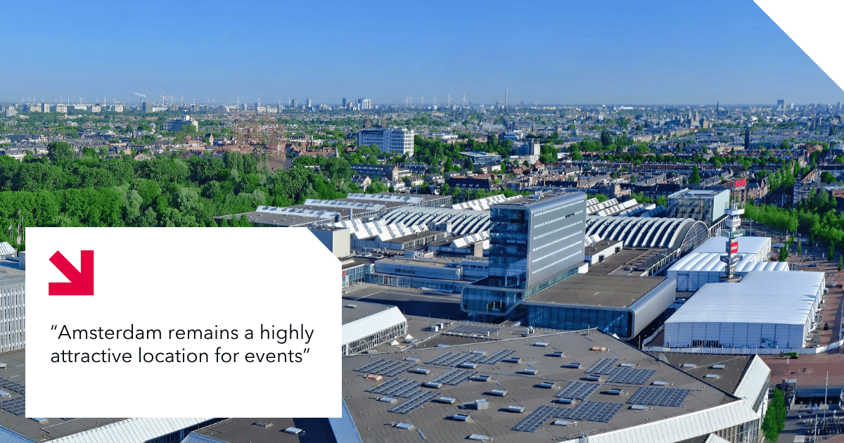 RAI Amsterdam from above 