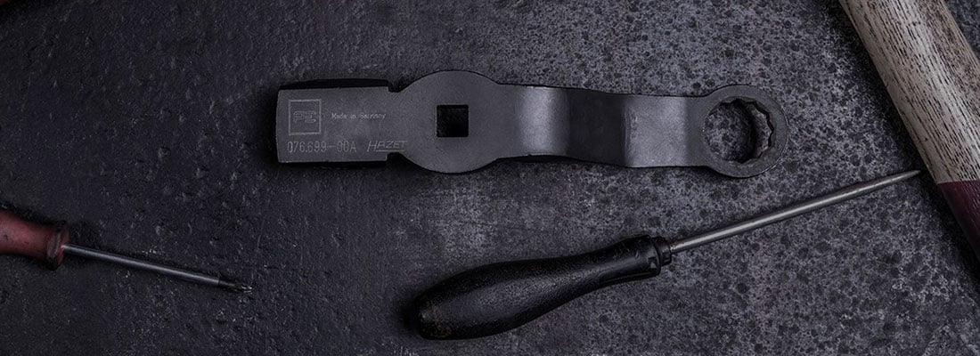 Impact wrench eases access