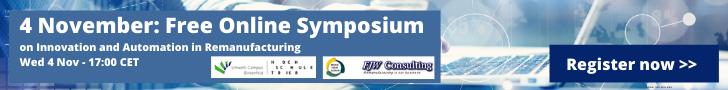 Video Conference topics revealed: Reman challenges in PC Electrification and Lithium Battery disassembly