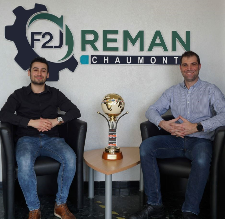 Left: Antoine Leger, Computing Vision Specialist, right: Rémi Kornalewski F2J Technical manager