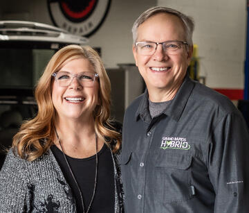 Portrait of jamie and eric Carlson