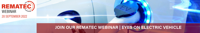 Rematec webinar banner on electric vehicles