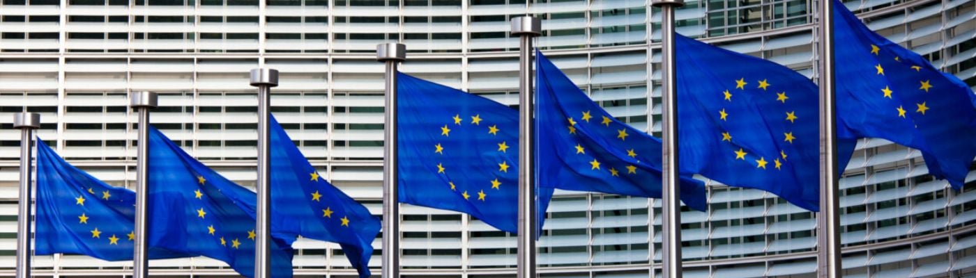 EU commission flags