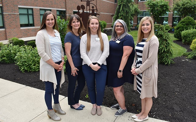 Photo is of Diabetes & Nutrition Education team including registered dietitians and Certified Diabetes Care and Education Specialists.