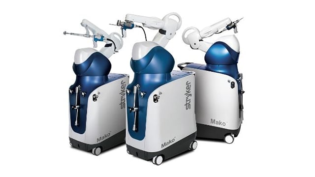 A sample of MAKO robot used during knee replacement surgery 