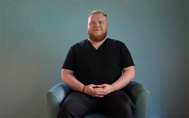 Reid Health Massage Therapist, Nikolas Vail