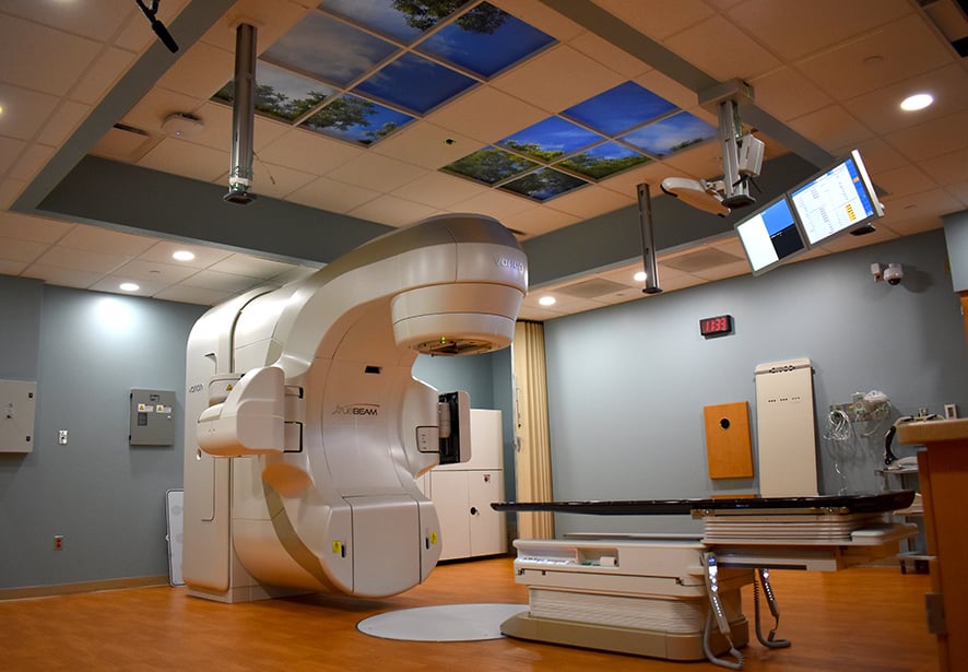 The TrueBeam radiotherapy system at Reid Health's main campus in Richmond. 