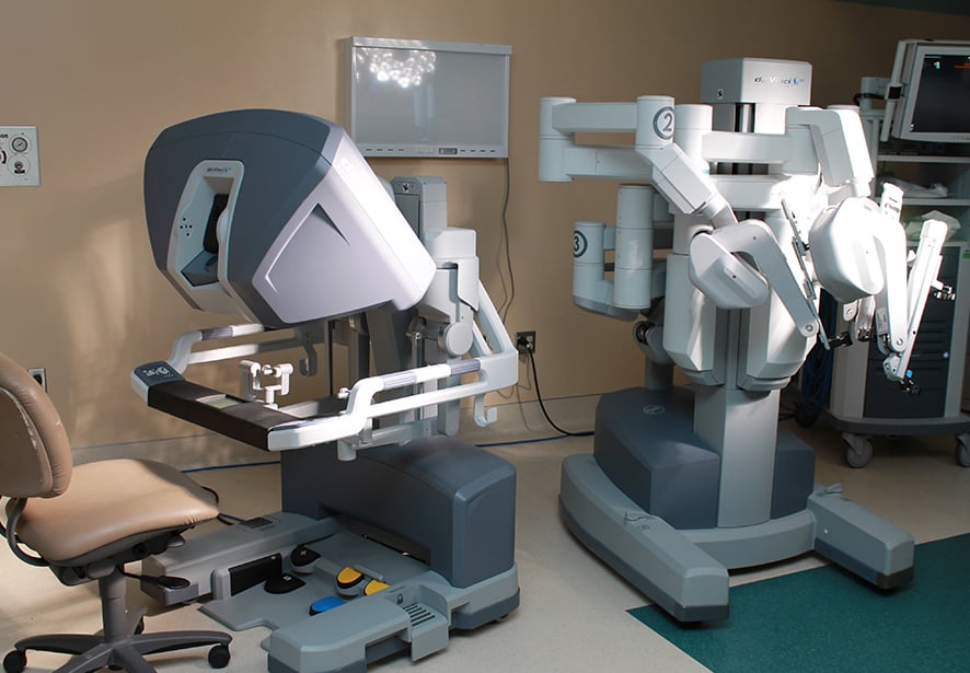 An example of da Vinci® Surgical System at Reid Health's main campus in Richmond.