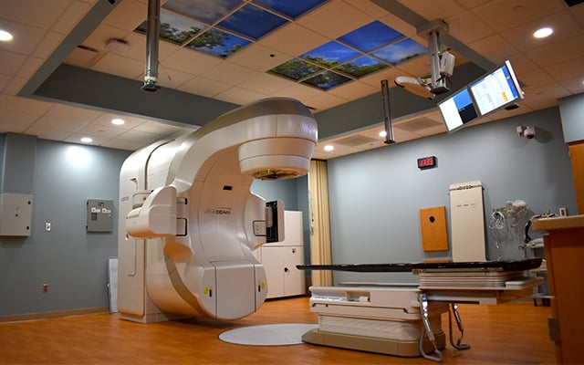 The TrueBeam radiotherapy system at Reid Health's main campus in Richmond. 