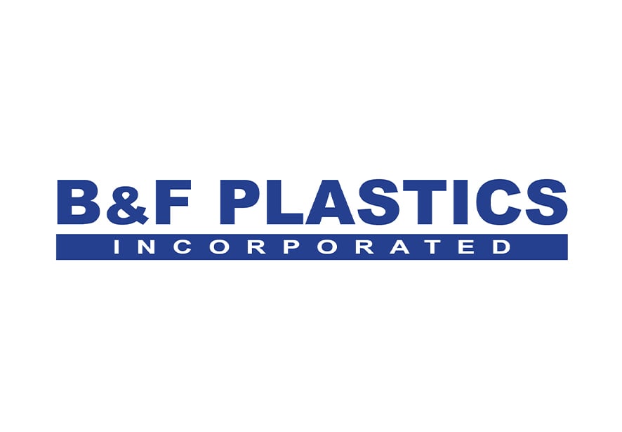 B and F Plastics Incorporated Logo