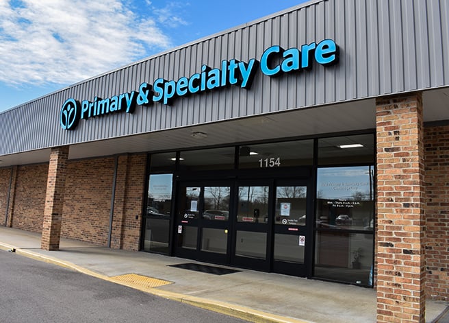 The exterior of Reid Health's Cambridge City location