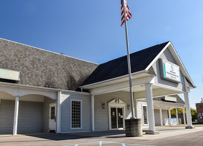The exterior of Reid Health's Connersville Western Ave. location