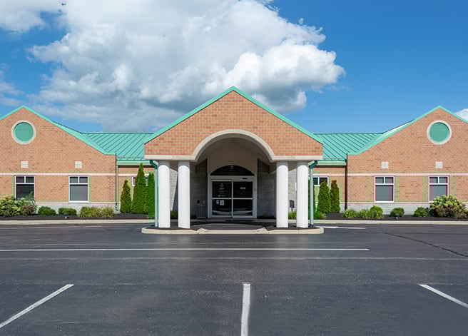 The exterior of Reid Health's Hagerstown location