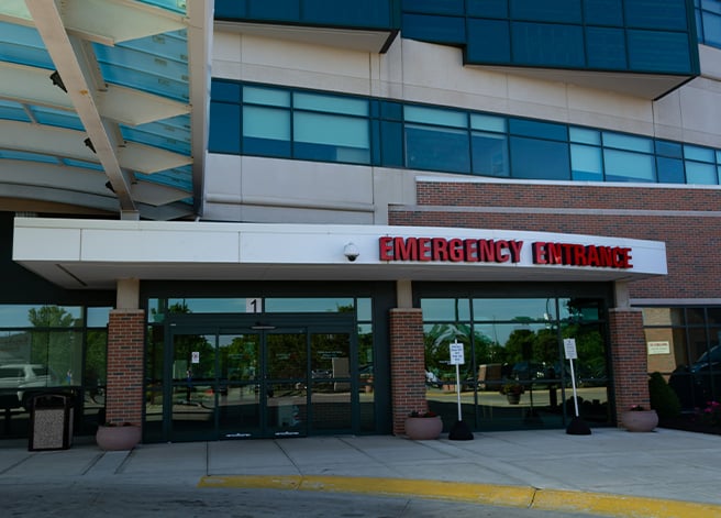 The exterior of Reid Health's Richmond Emergency Room location