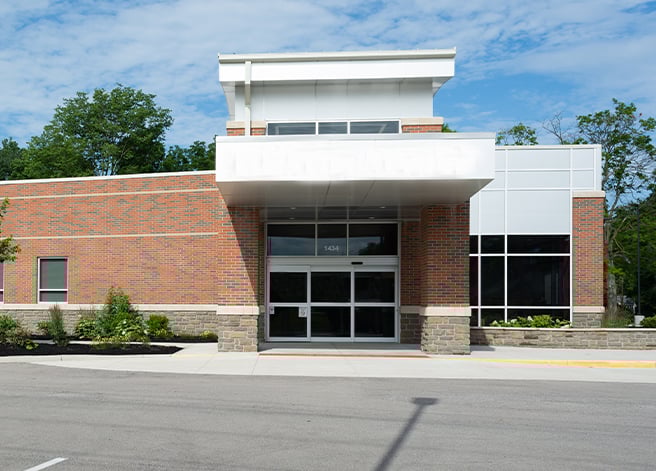 The exterior of Reid Health's Richmond Hearing Center location