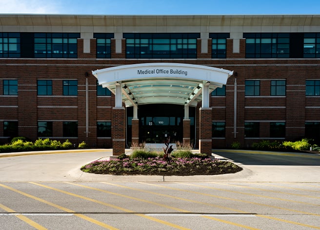 The exterior of Reid Health's Richmond Medical Office Building location