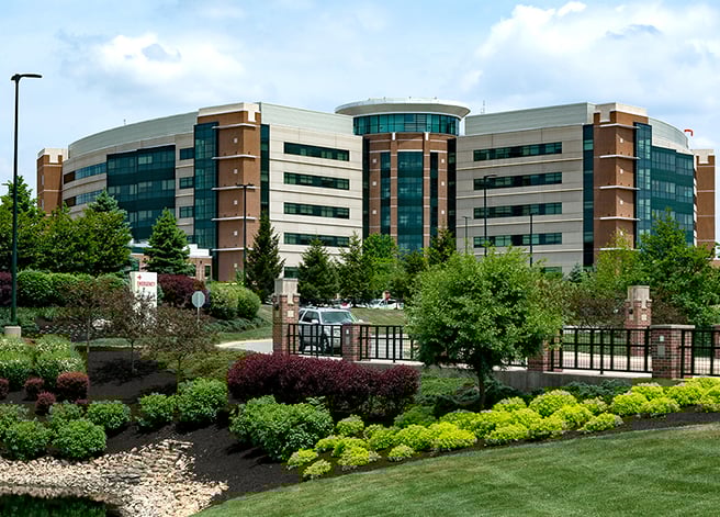 The exterior of Reid Health's Main Campus location