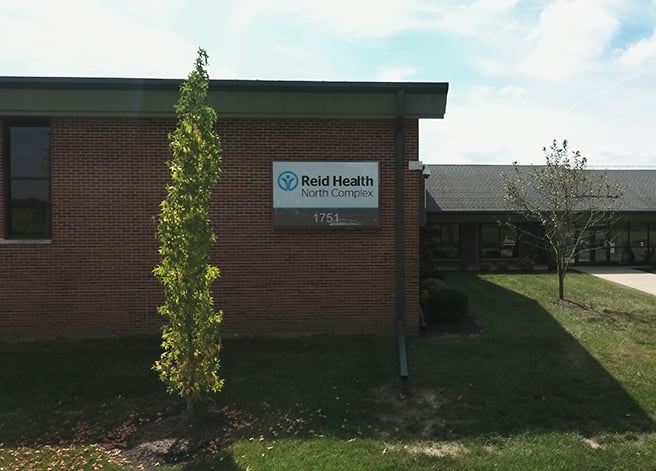 The exterior of Reid Health's North Complex location