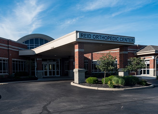 The exterior of Reid Health's Richmond Orthopedic Center location