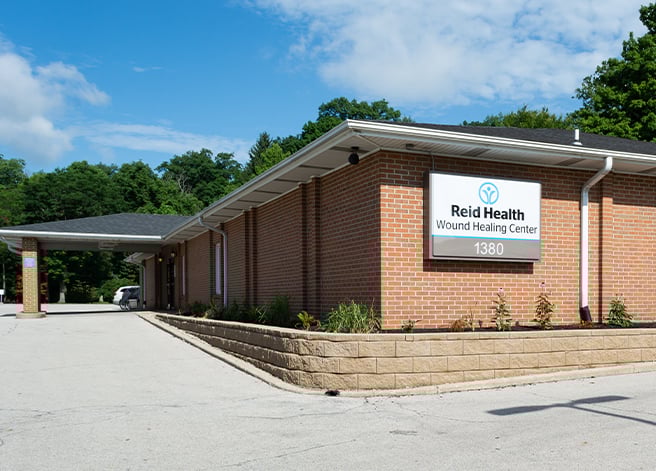 The exterior of Reid Health's Wound Healing location