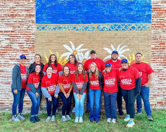 Reid Health team members volunteering at the Connersville Day of Sharing