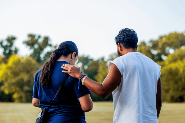 Photo represents the support a first responder can anticipate from the FRESH support group