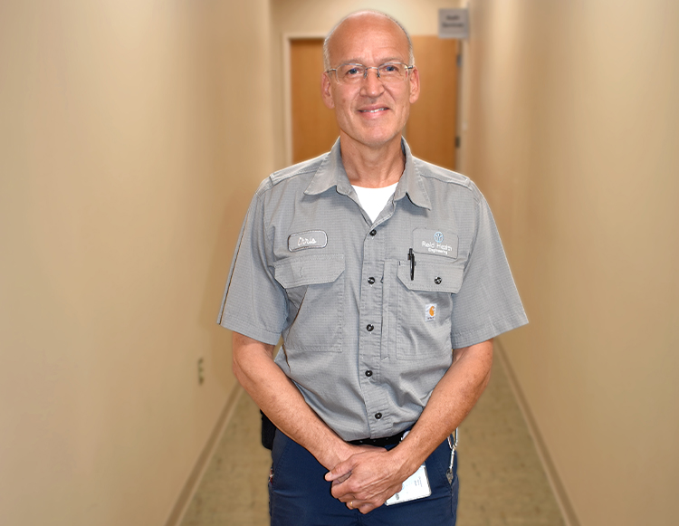 Reid Health July Ambassador, Chris Harris