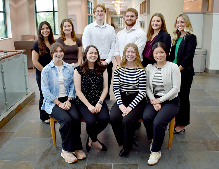 Paul & Pat Lingle Summer Internship Program group photo