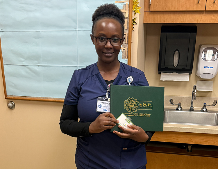 Reid Health Daisy Winner Moncia Kabetu, RN