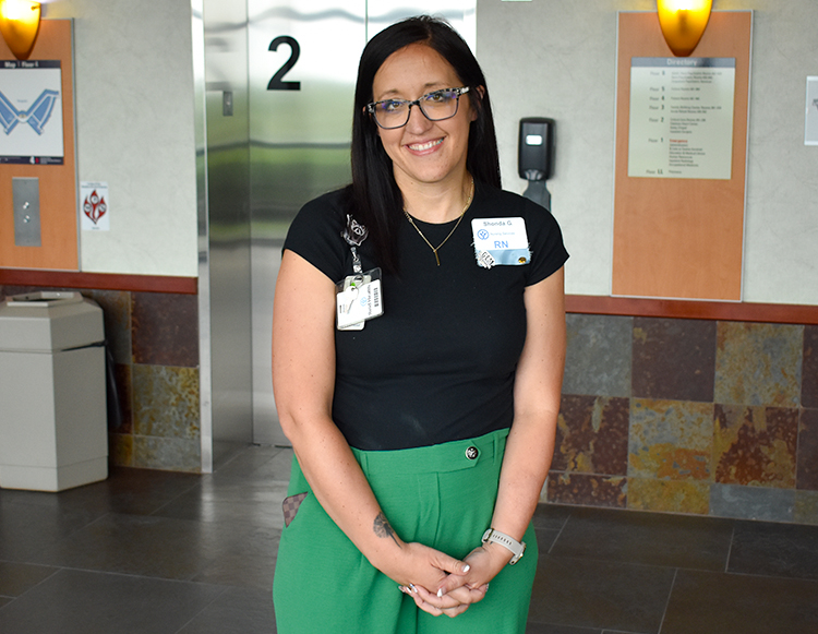Shonda Gray, RN, Manager of the Progressive Care Unit and Medical Telemetry
