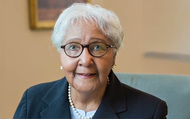 A portrait of Jewell Spears, former nurse and healthcare leader