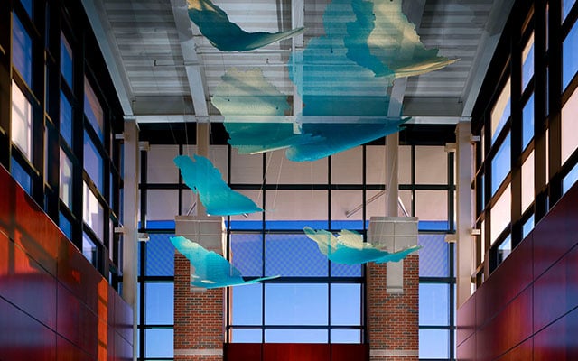 The John Ford atrium on Reid Health main campus in Richmond.